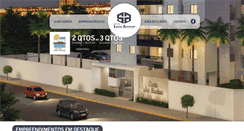 Desktop Screenshot of construtorasantoantonio.com.br